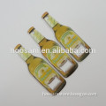 beer bottle shape bottle opener with fridge magnet